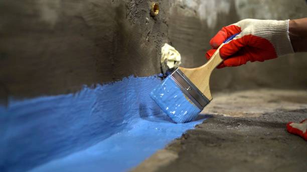Commercial Wet Basement Repair project at a Newport, WA business property by SJ Waterproofing Pros
